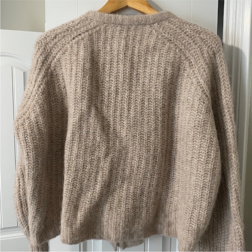 Sezane Beige Emile Cardigan - Picture 3 of 4